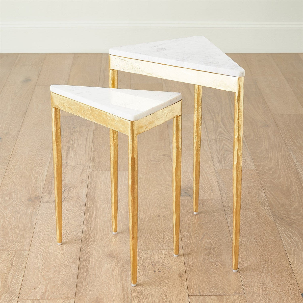 Table Labeling Triangular S/2 Triangular Nesting Tables (Set of 2) – Meadow Blu