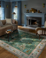 Sage/Blush Canopy Rug Area Rug