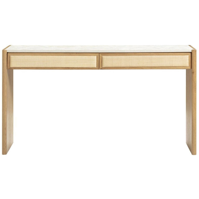 Sage Natural Oak Console Desk Desks TOV-OC69353