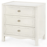 Sara 3-Drawer End Table Nightstands + Bedside Tables