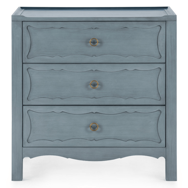 Sara 3-Drawer End Table Nightstands + Bedside Tables SAR-130-8810-884