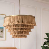 Sara Natural Fringe Pendant Pendant Lighting TOV-G18386 793611834828