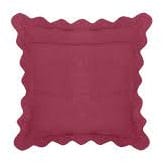 Scalloped Edge Throw Pillow With Insert
