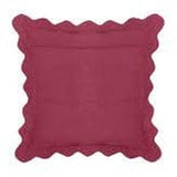 Scalloped Edge Throw Pillow With Insert