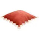 Scalloped Edge Throw Pillow With Insert
