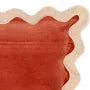 Scalloped Edge Throw Pillow With Insert