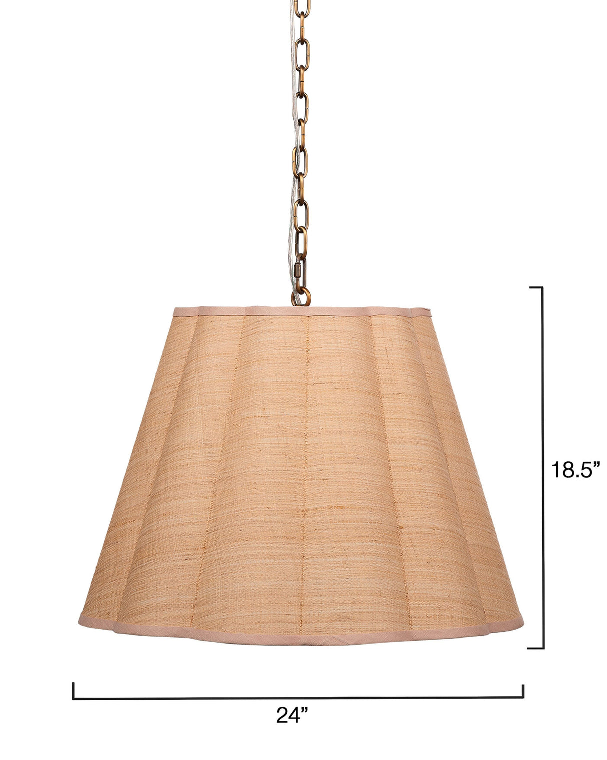 Scalloped Hanging Pendant Pendant Lighting