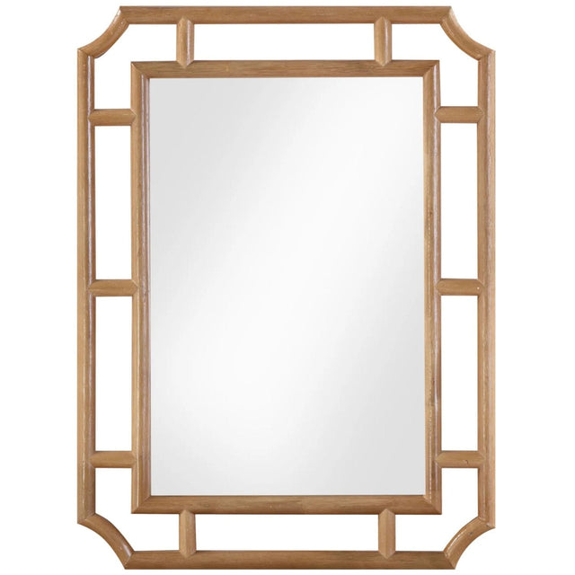 Seneca Natural Rattan Wall Mirror Mirror TOV-C69357 793580643513