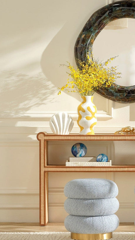 Serafina Vase Vases + Urns OBJSERAFWH