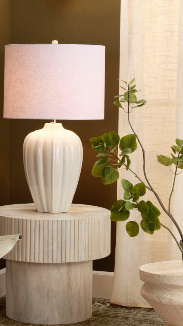 Seraphina Table Lamp Table Lamps 9SERATLCRWH 688933039832