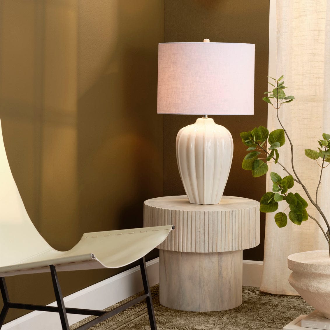 Seraphina Table Lamp Table Lamps 9SERATLCRWH 688933039832