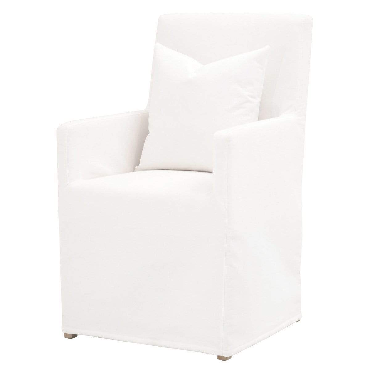 Shelter Slipcover Arm Chair Dining Chair