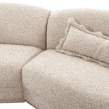 Sinclair Two-Tone Boucle Sectional Sectional