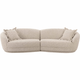 Sinclair Two-Tone Boucle Sectional Sectional TOV-L69093-SEC