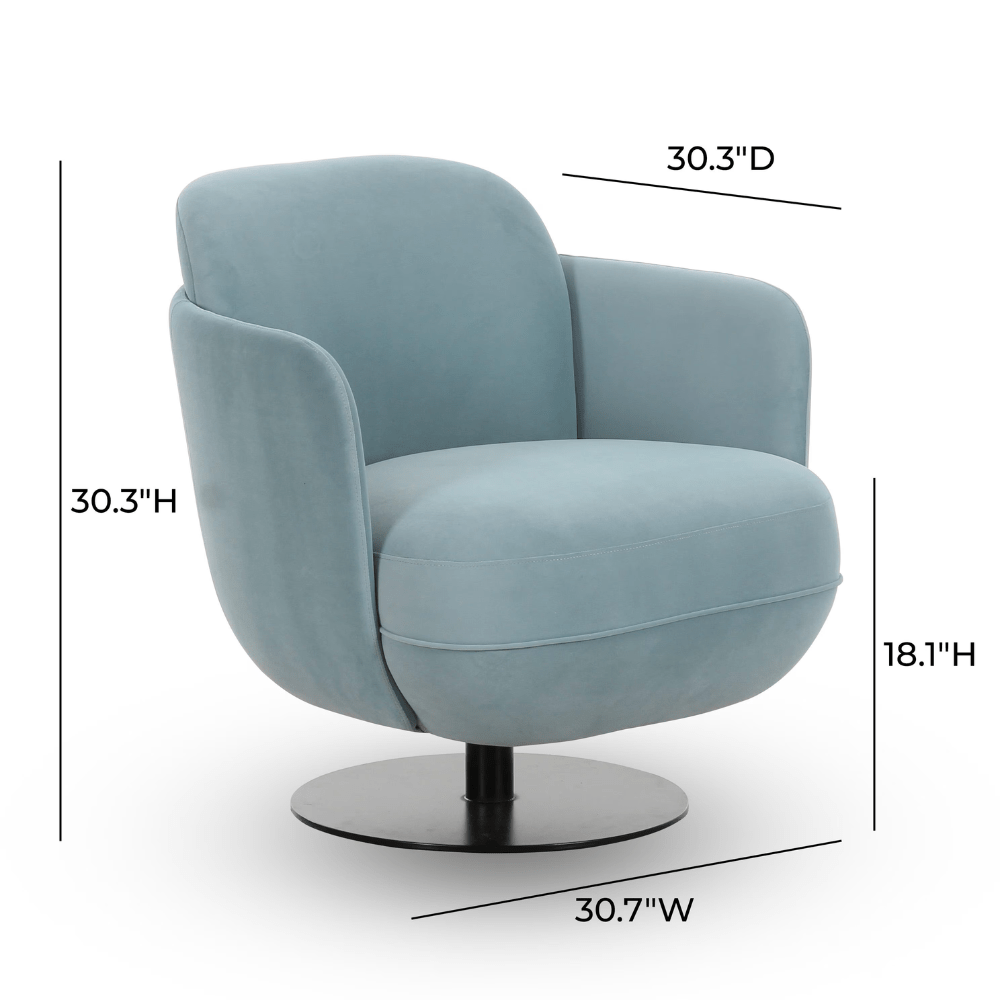 Siobhan Swivel Chair Accent Chair
