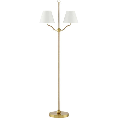 Sirocco Brass Floor Lamp Floor Lamps 8000-0116 00633306045606