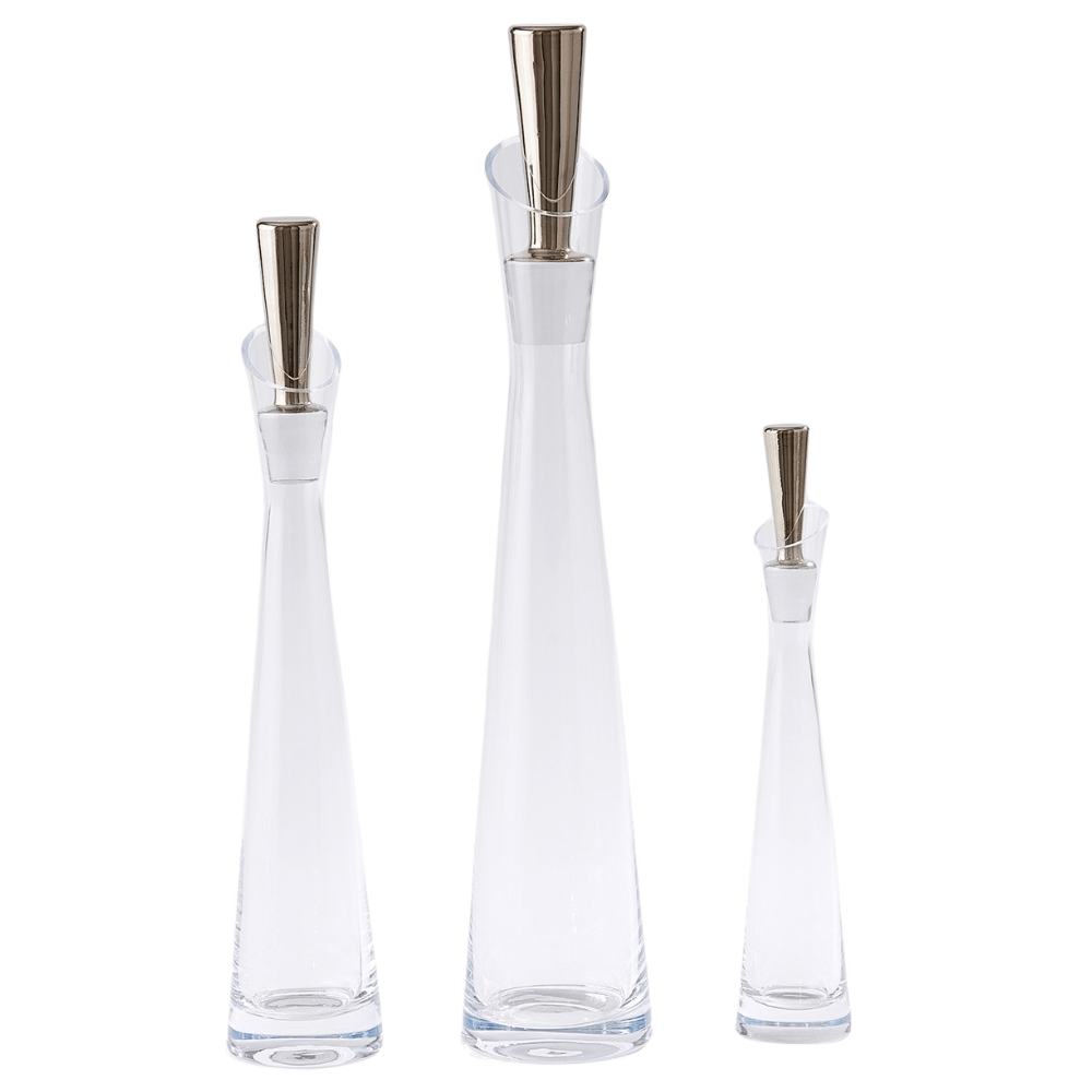Slant Decanters Glass Decanters