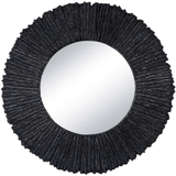 Slate Round Mirror Mirror 21-1073BLK