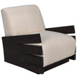 Slide Chair w/US Made Cushions Chairs noir-AE-212SR-WHT 00842449135130