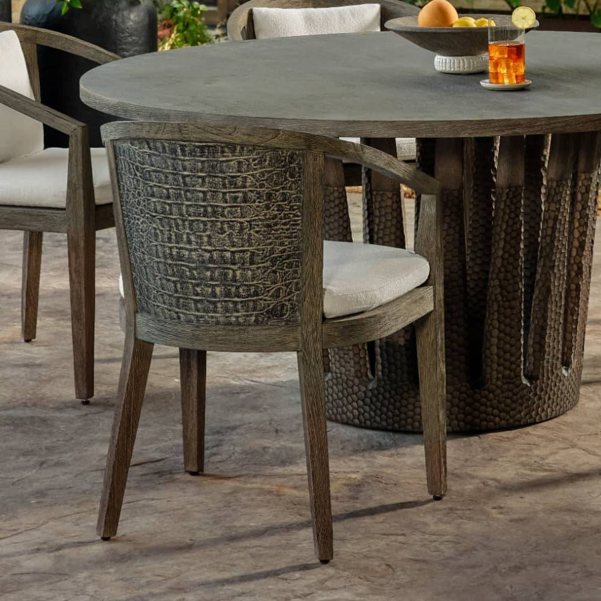 Sobek Outdoor Dining Chair Outdoor Dining Chairs + Benches FRS31