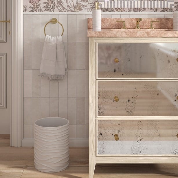 Solin Bath Collection Bath Accessory 01SOLI-WH-WBRD