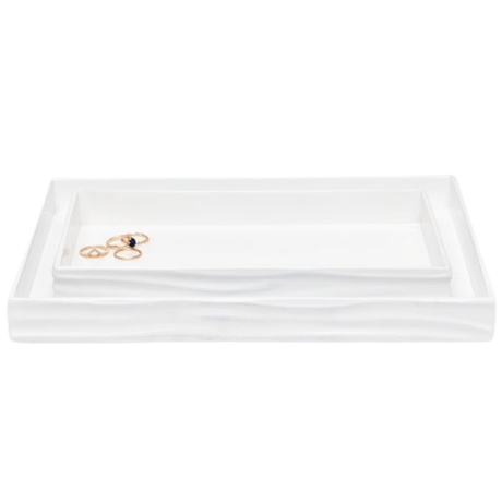 Solin Tray (Set of 2) Bath Accessory 01SOLI-WH-TRRS