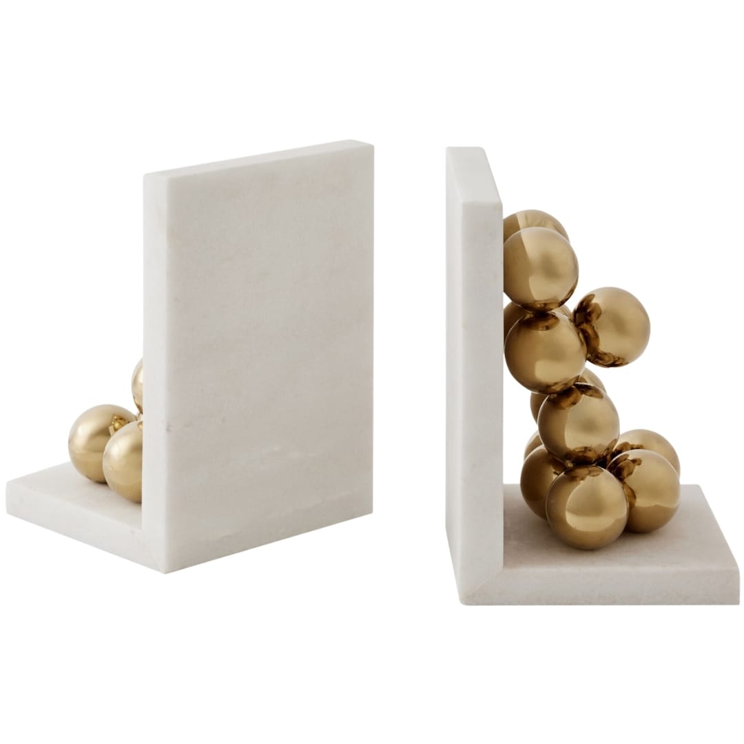 Sphere Bookends (Set of 2) Books + Bookends 883347