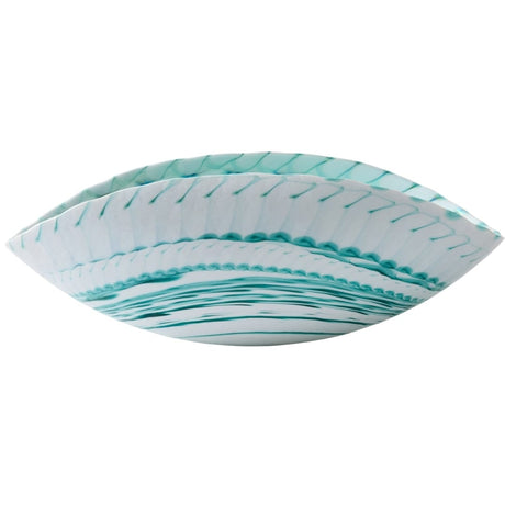 Spiral Threads Folded Bowl Centerpiece + Accent Bowls