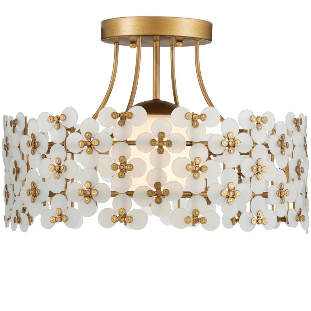 Spring Flower Semi-Flush Mount Flush Mounts 9000-1345