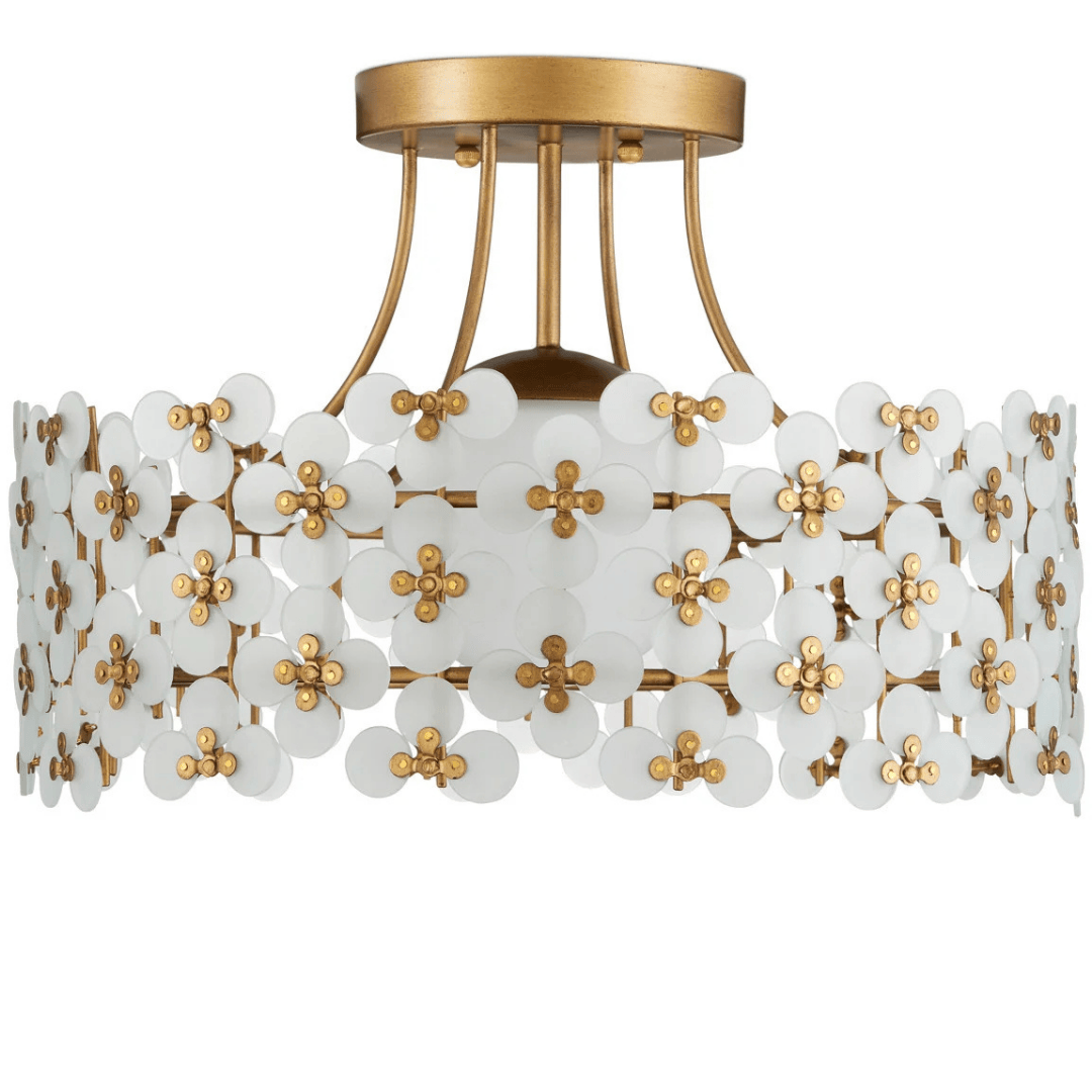 Spring Flower Semi-Flush Mount Flush Mounts 9000-1345