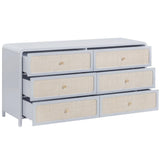 Starling Rattan 6 Drawer Dresser Dressers