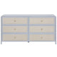 Starling Rattan 6 Drawer Dresser Dressers TOV-B69361