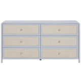 Starling Rattan 6 Drawer Dresser Dressers TOV-B69361