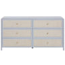 Starling Rattan 6 Drawer Dresser Dressers TOV-B69361