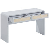 Starling Rattan Console Desk Desks