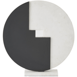 Stone Medallion Sculpture Decorative Object 8.83223