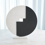 Stone Medallion Sculpture Decorative Object 8.83223