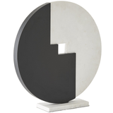 Stone Medallion Sculpture Decorative Object 8.83223