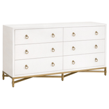 Strand Shagreen 6-Drawer Double Dresser Dresser