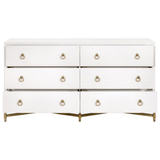 Strand Shagreen 6-Drawer Double Dresser Dresser