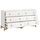 Strand Shagreen 6-Drawer Double Dresser Dresser