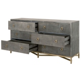 Strand Shagreen 6-Drawer Double Dresser Dresser