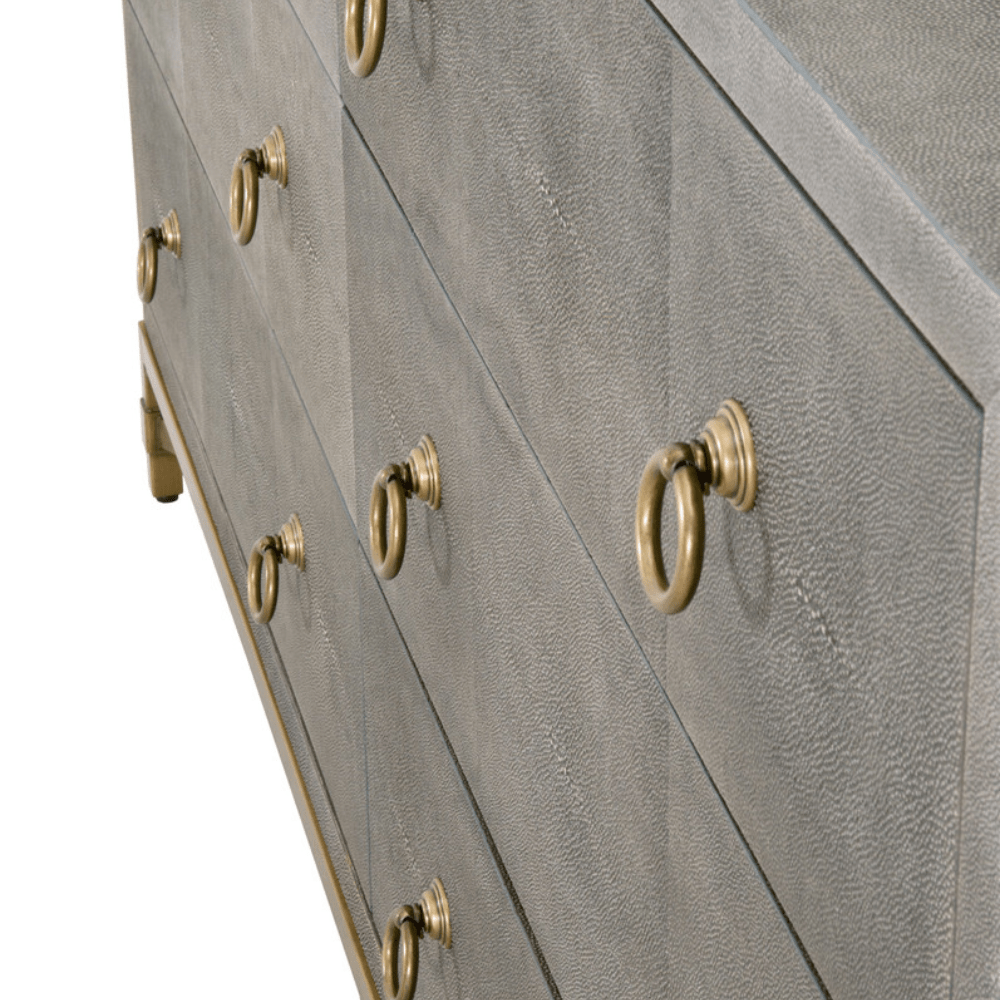 Strand Shagreen 6-Drawer Double Dresser Dresser