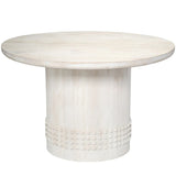 Studded Bistro Dining Table Dining Tables 20STUD-BTWH 688933042290
