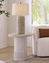 Studded Side Table Side Tables 20STUD-STWH 688933042313