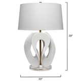 Swan Table Lamp Table + Desk Lamps 9SWANTLWH 688933041880