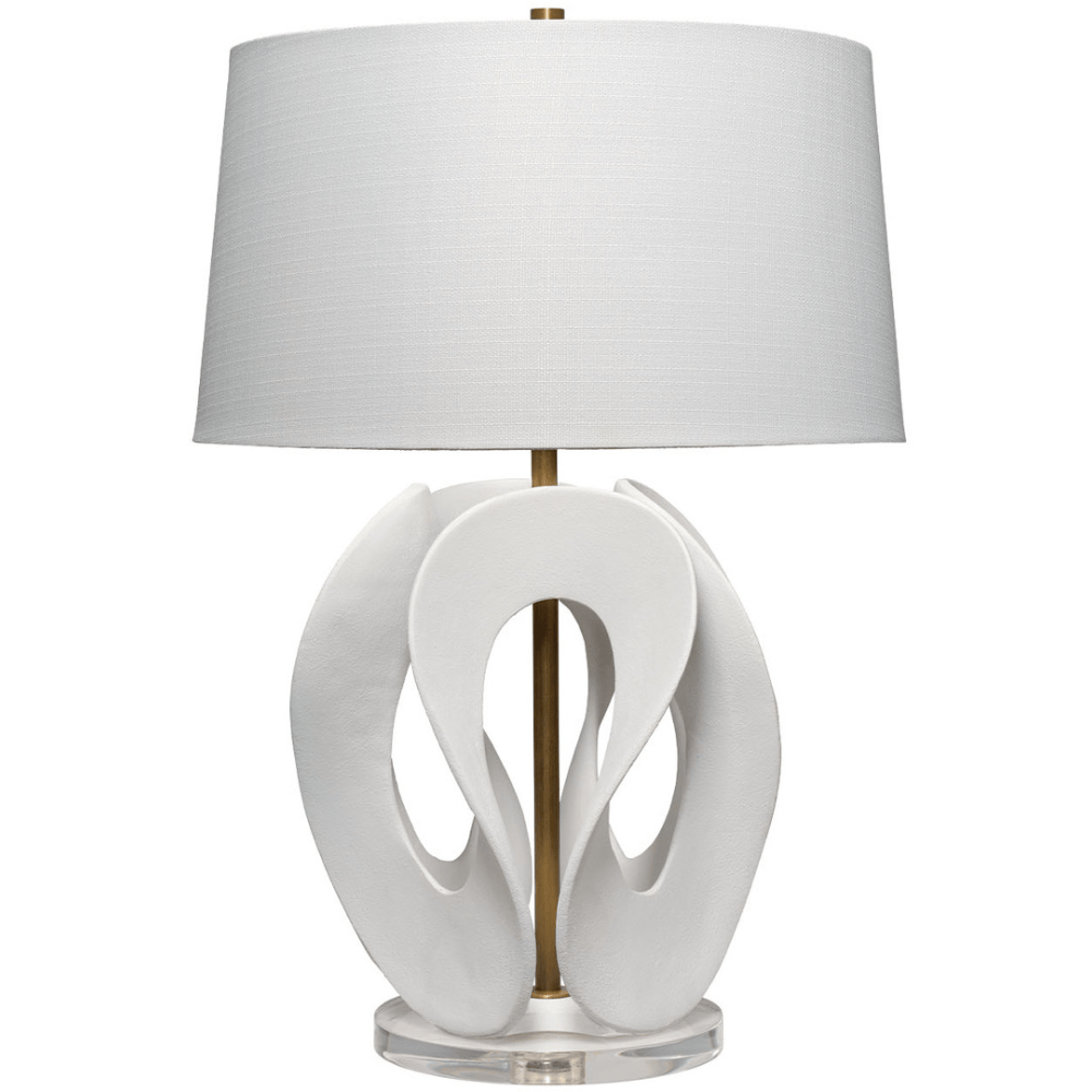 Swan Table Lamp Table + Desk Lamps 9SWANTLWH 688933041880