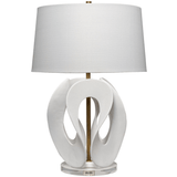 Swan Table Lamp Table + Desk Lamps 9SWANTLWH 688933041880