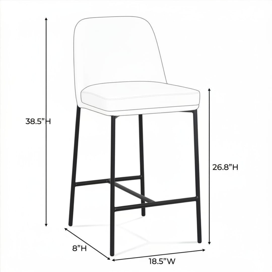 Sydney Counter Stool (Set of 2) Bar + Counter Stools