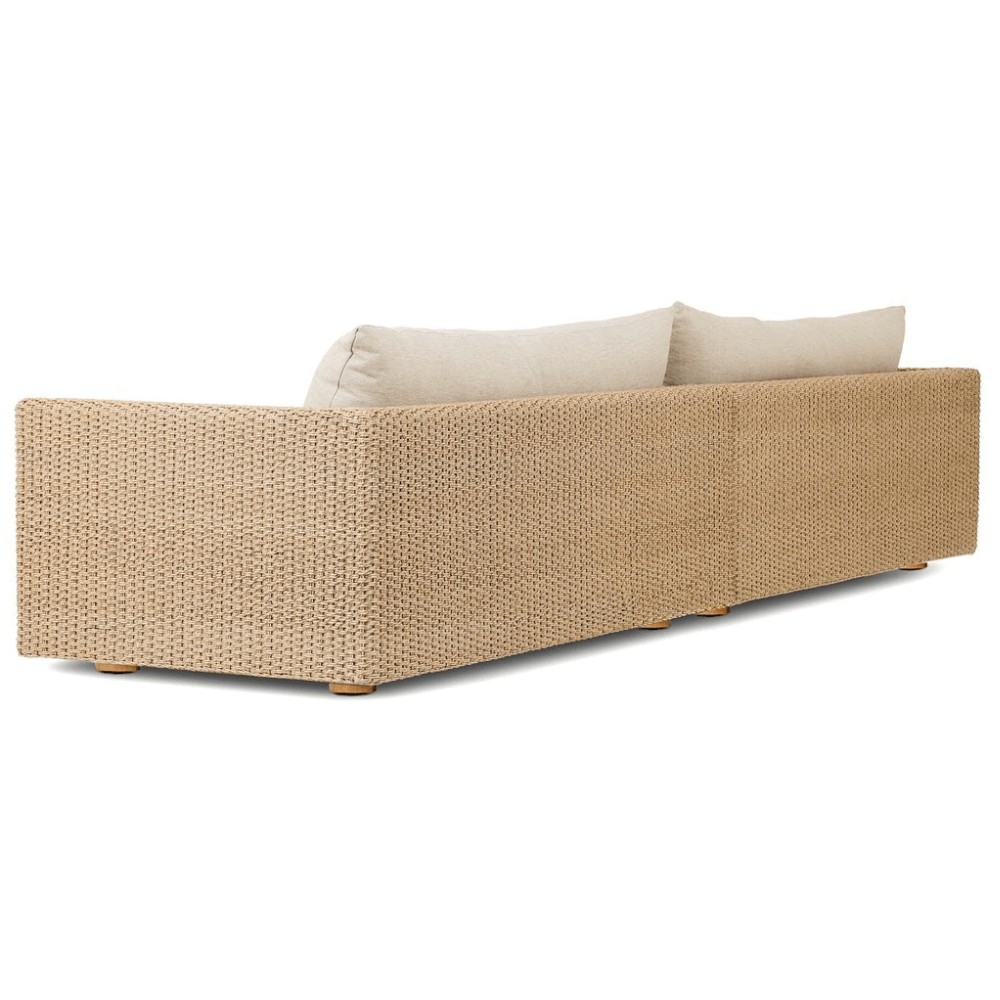 Sylvan Outdoor 2-Piece Sectional with Chaise Outdoor Furniture